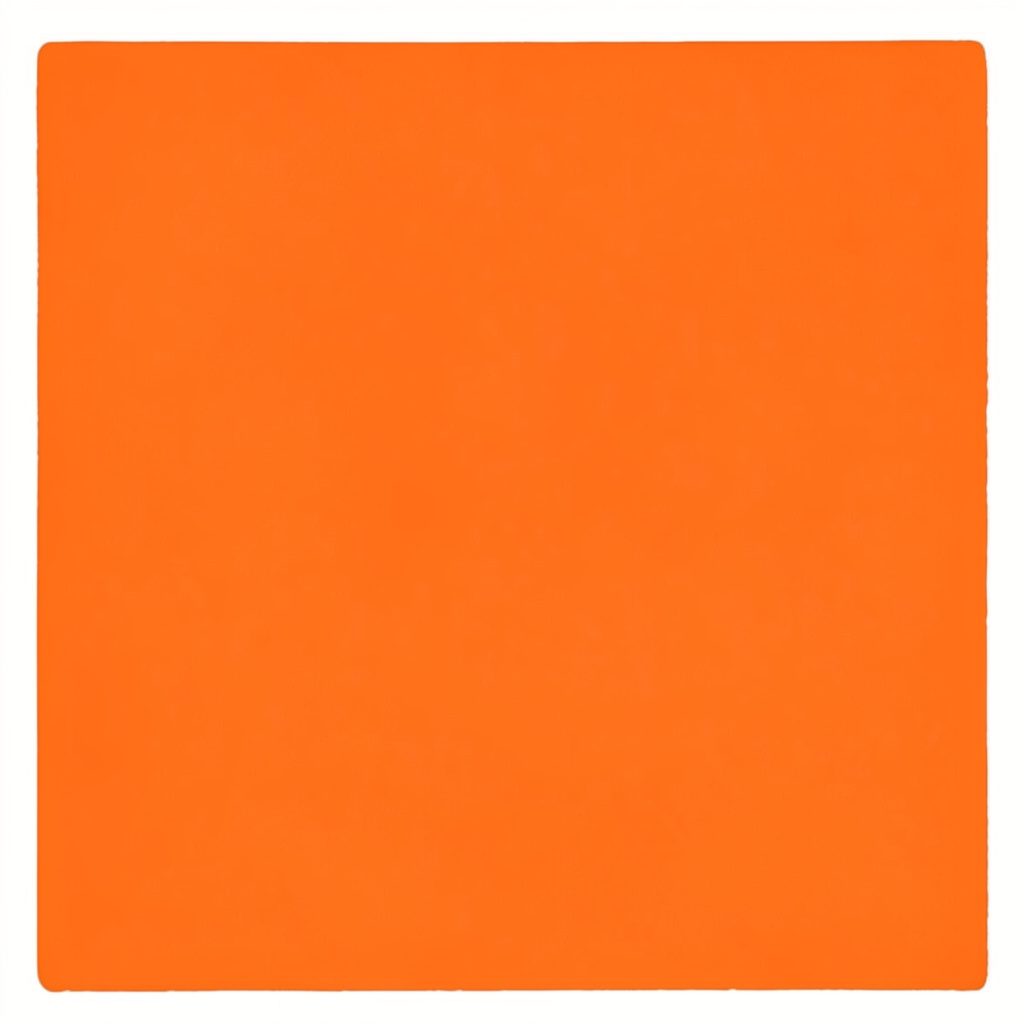 A matte gouache poster of an abstract browser window with a video timeline, painted in deep teal and burnt orange tones with a calm, focused mood